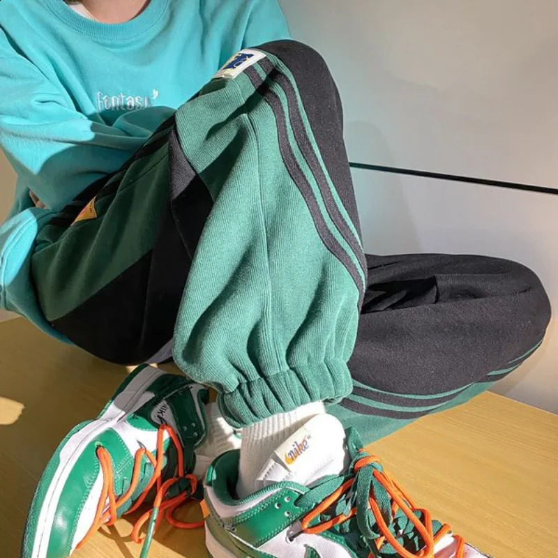Trousers Jogger Sweatpants For Men Track Cotton Male Sweat Pants Sport Harem Athletic Trend Korean Style Y2k Elastic 251023
