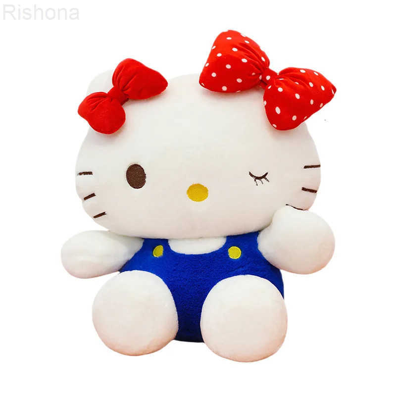 Sanrio 35cm Cartoon Hello Kitty Doll Hello Kitty Doll Pillow Plush Toy Christmas Event Gift KT Cat Large Doll Girl Gift H251205