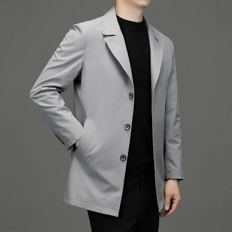 Long Male Blazer Plus Big Size Single Breasted Coat Oversize Menswear Fashionable Mens Suit Jackets in Classic Casual 251023