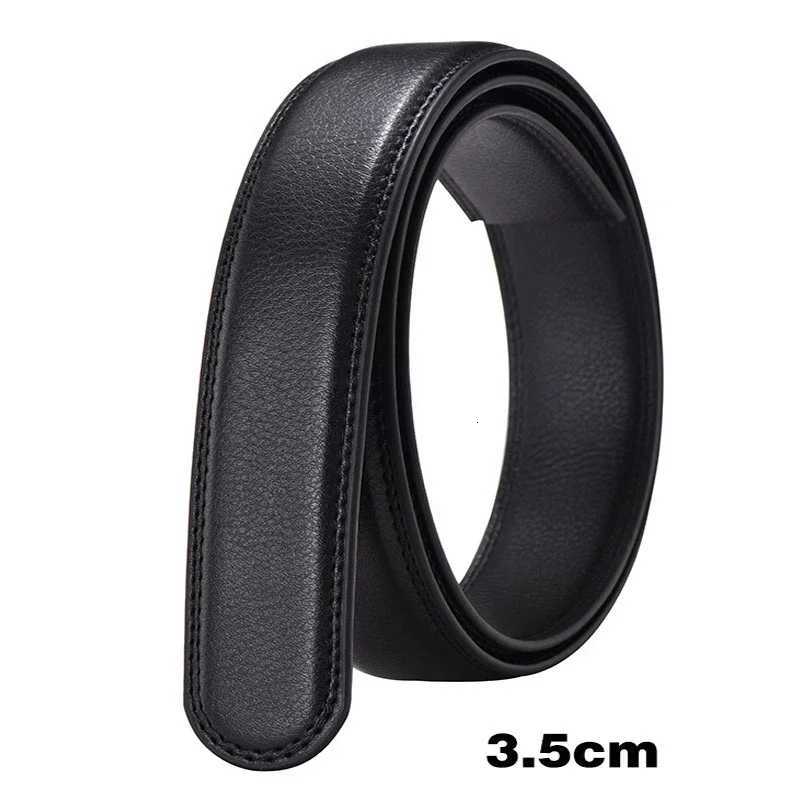 Men Women 24 28 30 35 cm Wide Belt No Buckle for Automatic Buckle High Quality PU Leather Belts Body Straps without BuckleXJ251023