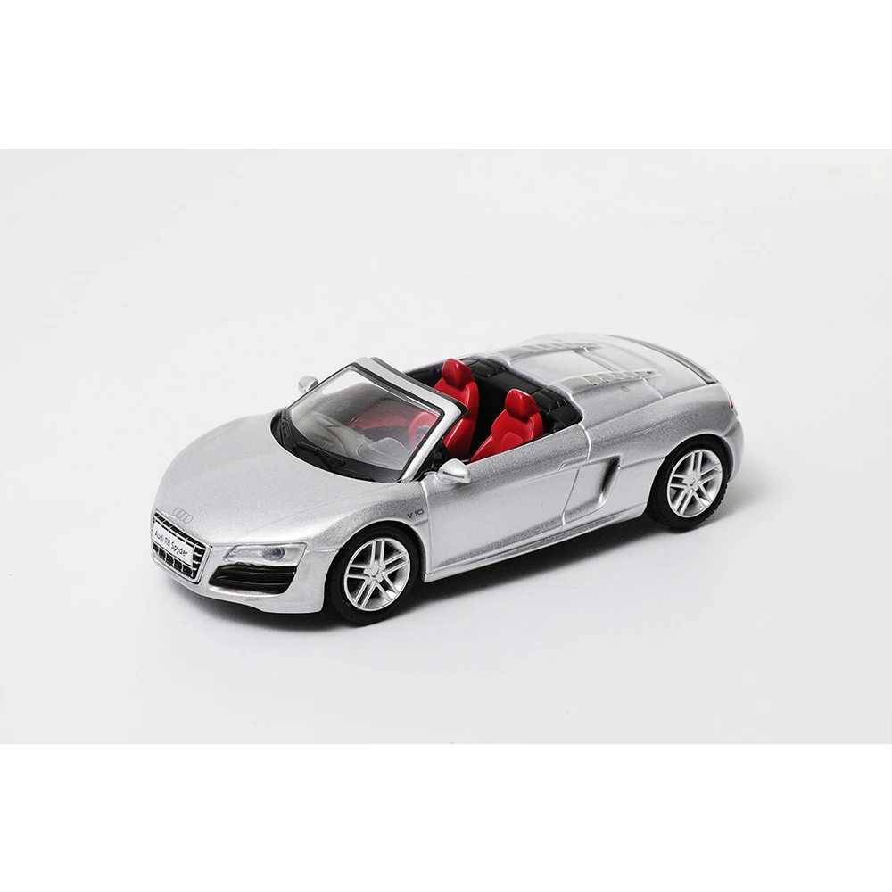 DCT 164 R8 Left rudder Model Convertible Alloy Car Model Diecast Collectible Sports Car Collection Toy Station VehicleT251023