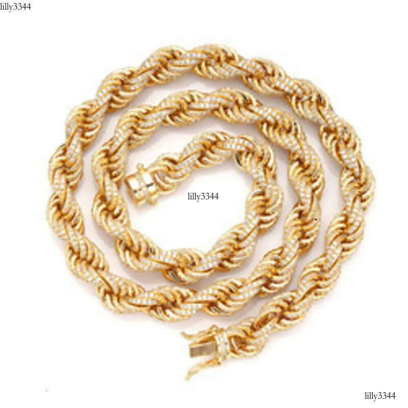 necklace moissanite chain Hip Hop Sier VVS D Color Moissanite Bracelet Bangle Anklet Necklace Choker Men Jewelry Iced Out Rope Chai