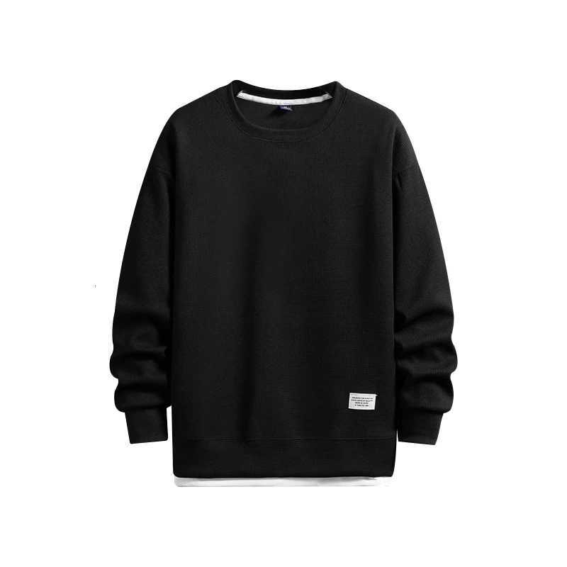 Highend Quality Waffle Fabric Round Neck T Shirts Long Sleeved 2023 Spring Autumn Casual Allmatch Tshirt Fashion Men ClothingXJ251023