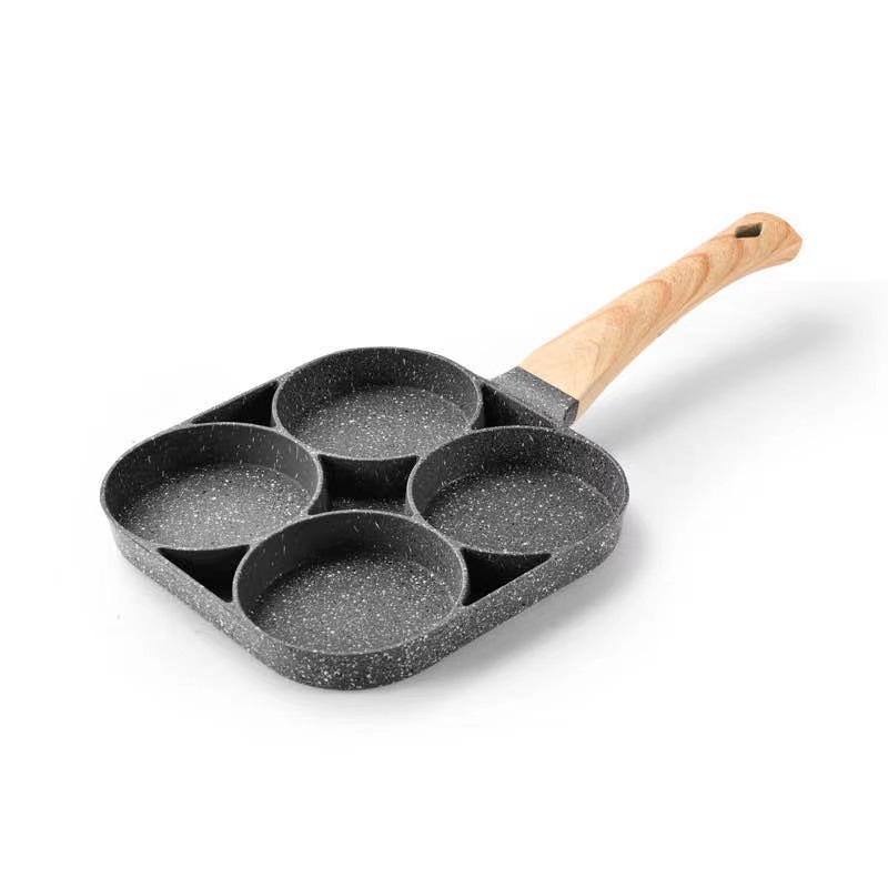 Eggs Alloy Breakfast Mcmuffin Egg Making Pan with Heat-Resistant Handle Compatible with Gas Stove and Induction Cooktop