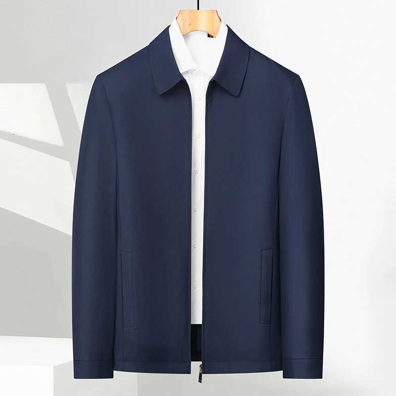 New Mens Fashion Classic Business Solid Color British Style Outdoor Travel Trend Everything Work Executive Casual Jacket W251023