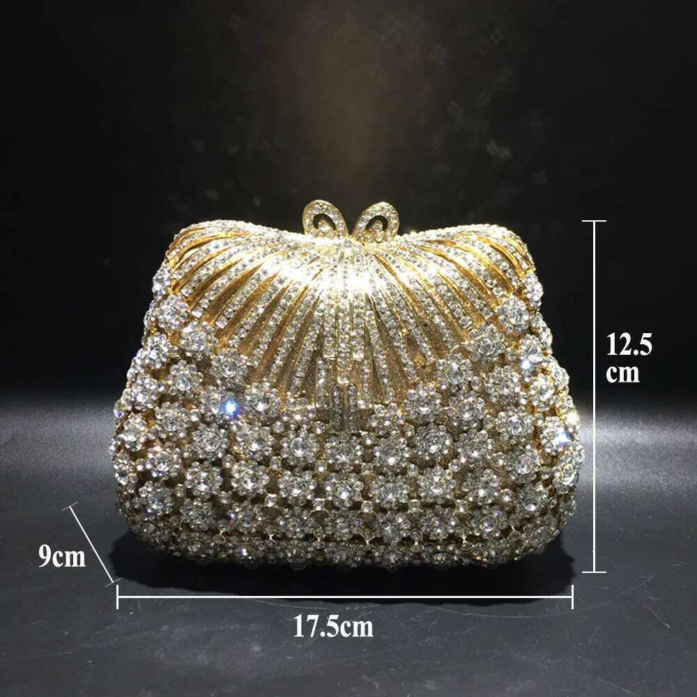 Designer Bags New Dinner Trendy Rhinestone Fashionable And High-End Shoulder Handbag Women's Bag Luxury Bag