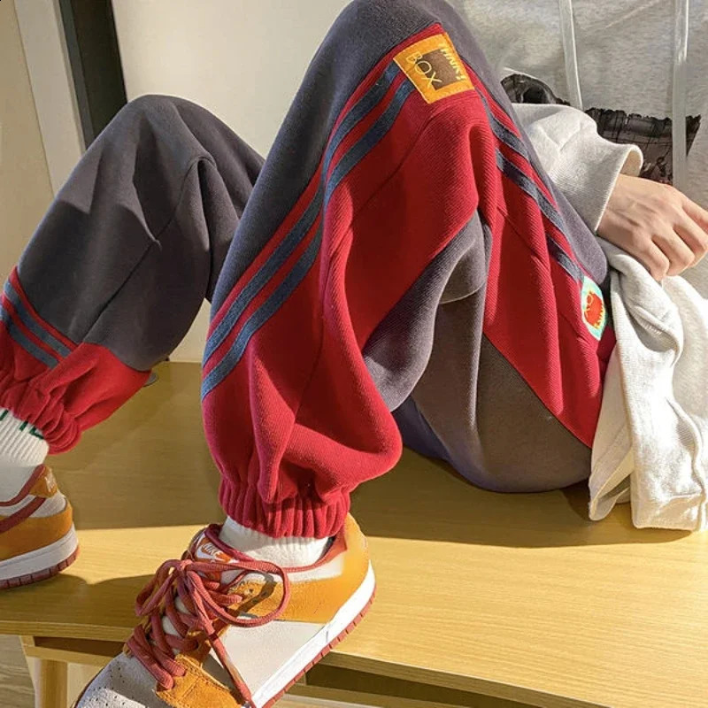 Trousers Jogger Sweatpants For Men Track Cotton Male Sweat Pants Sport Harem Athletic Trend Korean Style Y2k Elastic 251023