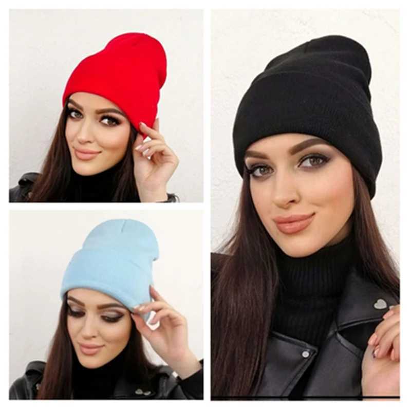 New Unisex Mticolor Autumn Winter Beanie Hat Men Basic Daily Beanie Wen Soft Knitted Hat Egant Allmatch StreetwearW251023