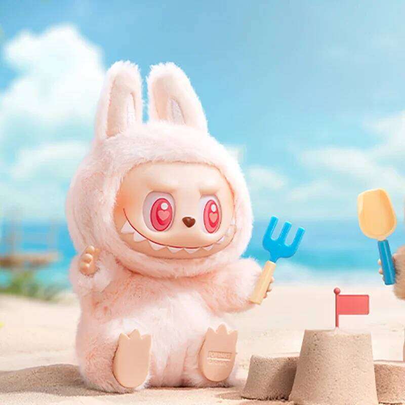 Designer Bags POP MART THE MONSTERS LABUBU - Have Seat Series Vinyl Plush Blind Box Bag Toys Doll Cute Anime Figure Desktop Ornam Free Labubu Pendant 