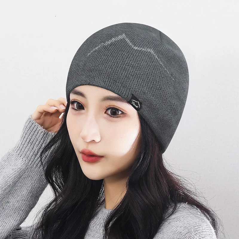 Winter Street Leisure Thick Warm Knit Cap European American Style Fashion Beanie Hat High Elasticity Outdoor Travel Couple HatsXJ251023