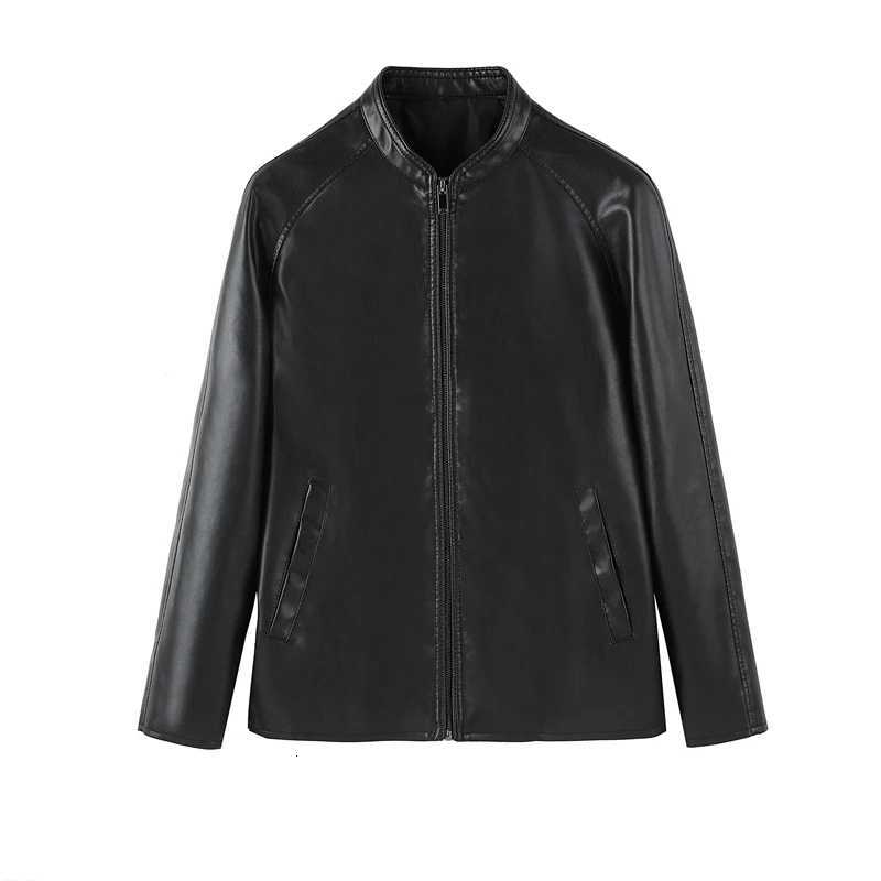 High Quality Outdoor Sports Leisure Leather Jacket For Autumn and Winter Soft Comfortable Fashionable Versatile Leather Jacket W251023