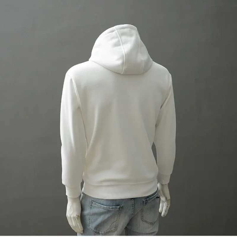 Male Hoodie Fleeced Pocket Contrasting Colors Cotton Mens Hooded Sweatshirt Autumn Harajuku Fashion Overfit Y2k Vintage New InT251023