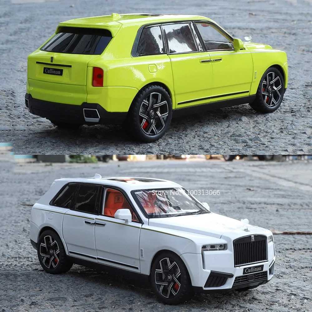 124 Rolls Royce Cullinan Spectre Cars Toys Models Alloy Diecast Light Sound Miniature Car Wheel Steering Vehicle Model OrnamentT251023