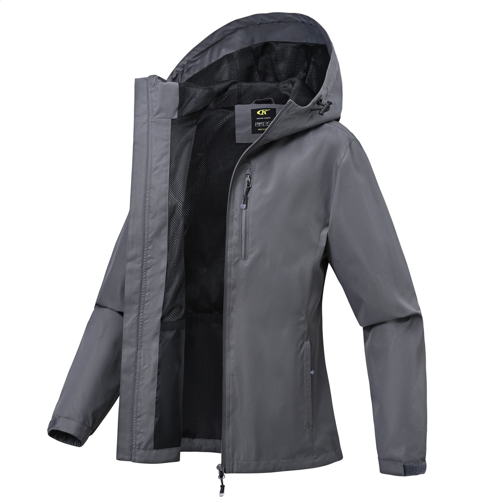 Summer Womens Outdoor Climbing Jacket Waterproof Coat with Inner Pocket Storage Bag for Camping Hiking Fishing 251018