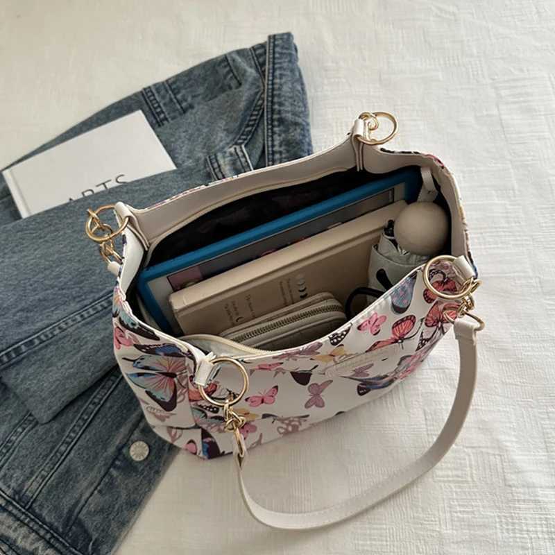 New Womens Bag Nylon Shoulder Bag Animal Printing Large Capacity Tote Bag For Teen Girls GiftL251023