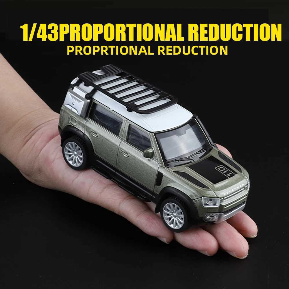 143 Land Defender OffRoad SUV Alloy Diecast Vehicle Model Car Pull Back Suspension Toys Children Birthday Gift Collect OrnameT251023