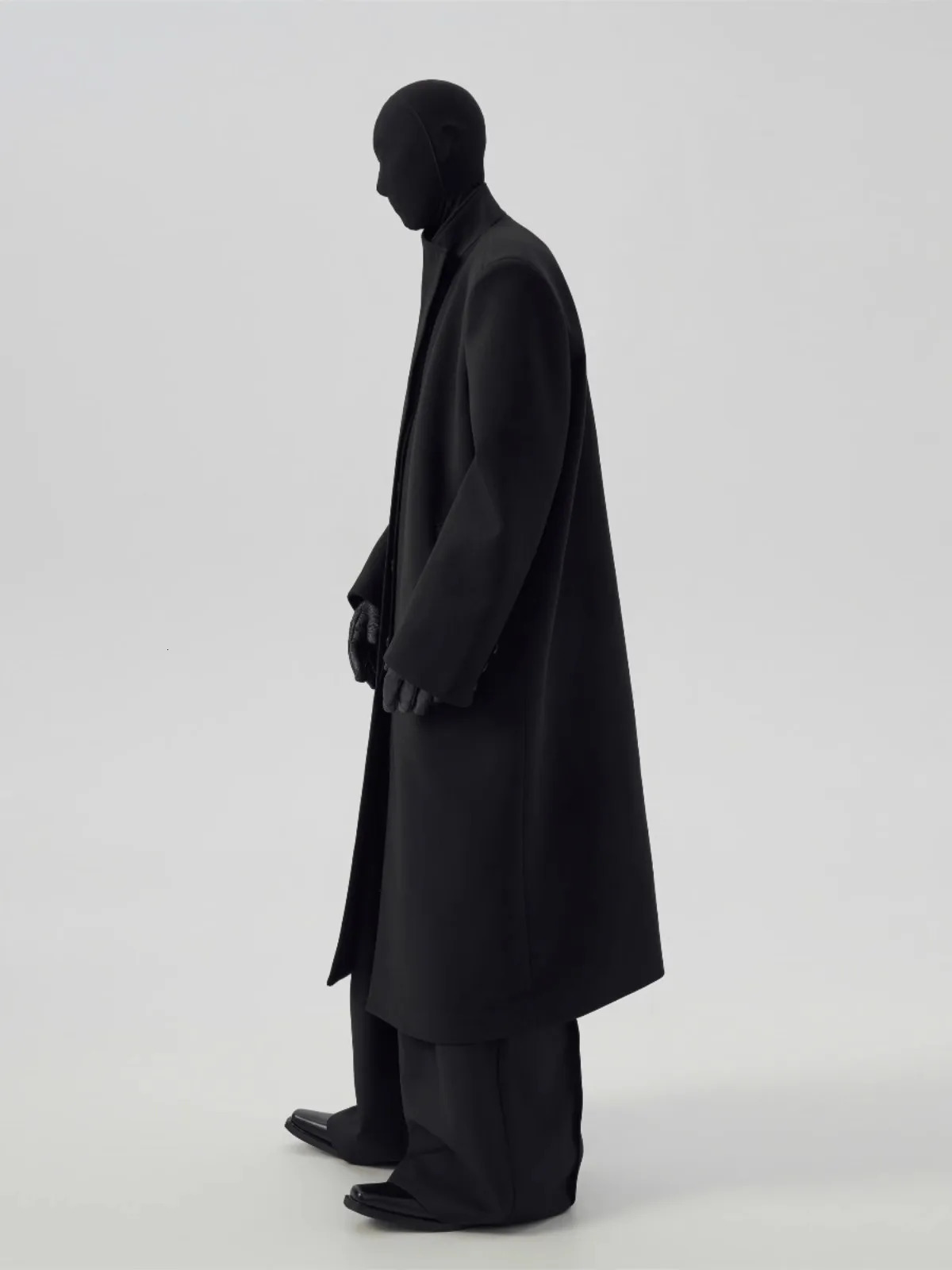 Mauroicardi Autumn Winter Long Warm Soft Black Wool Blends Coat Men er Clothes Elegant Chic Woolen Overcoat 251016