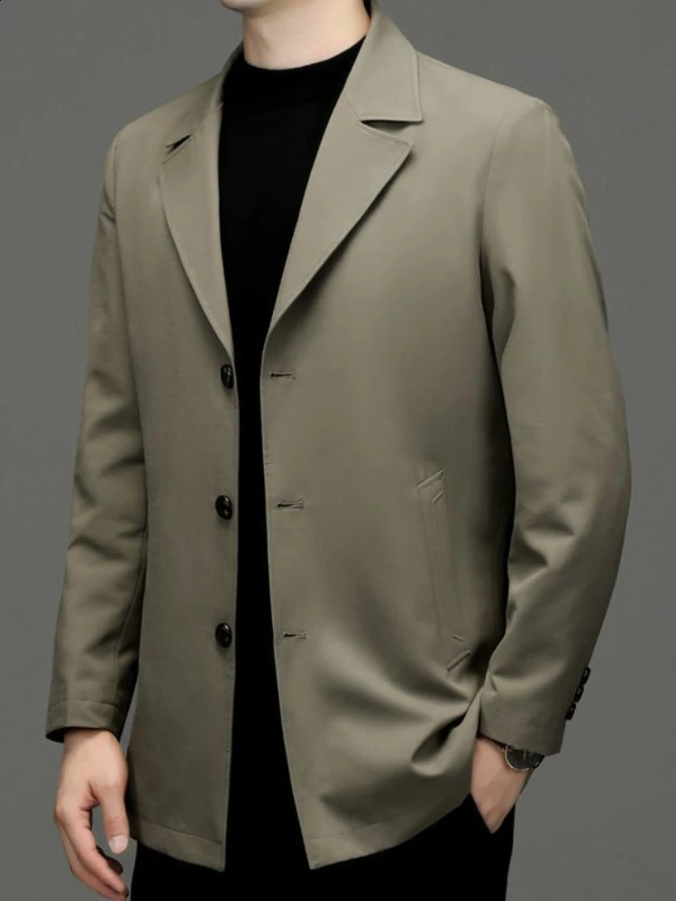 Long Male Blazer Plus Big Size Single Breasted Coat Oversize Menswear Fashionable Mens Suit Jackets in Classic Casual 251023