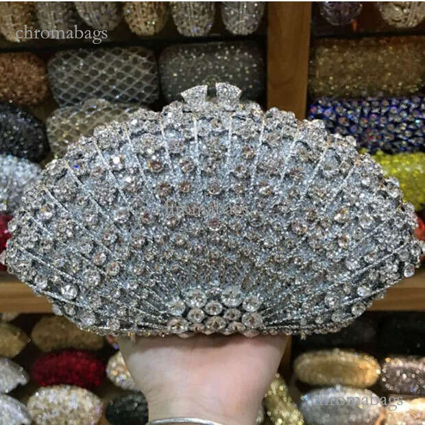Wedding Evening Bags Women's Diamond-encrusted Clutch Bag Crystal