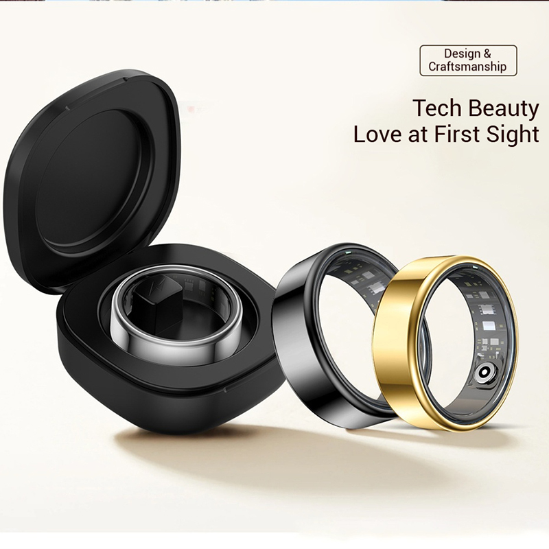 R99 Classic Ring Fashion Mens and Womens Fitness 17.4mm 18.2mm 19mm 19.9mm Ring 5ATM Waterproof Multi Mode Sports Rings For Android iOS