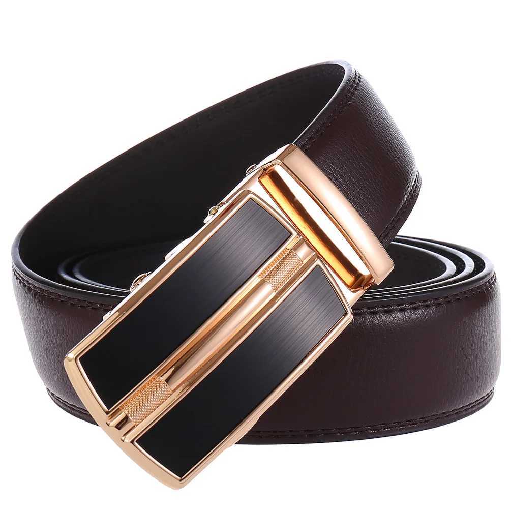 High Quality Alloy Automatic Buckle Belt for Men Plus Extra Large Oversize 130 140 150 160 170cm Genuine Leather Belts WaistXJ251023