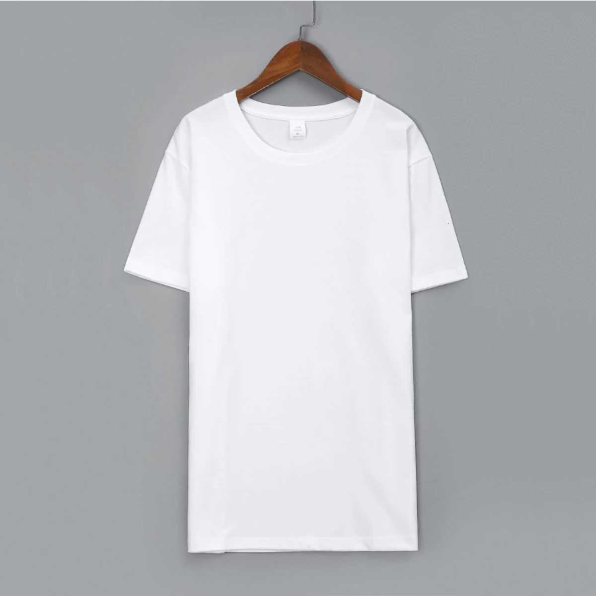 Mens and womens solid color short sleeved Tshirt 100 polyesterXJ251023