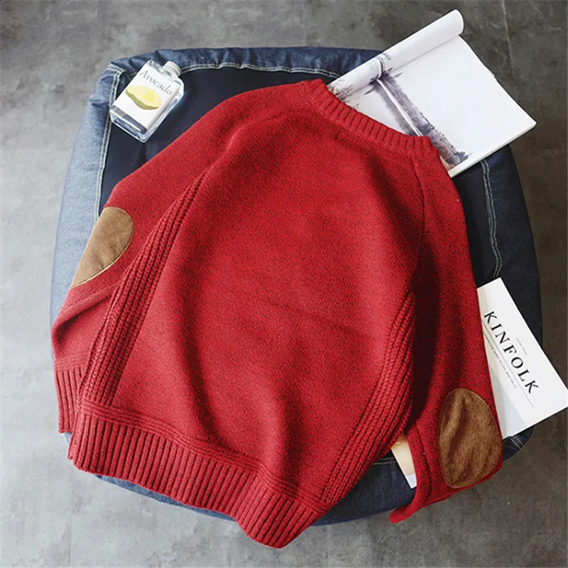Men Pullover Sweater Autumn Fashion Casual Loose Thick O Neck Wool Knitted Oversize Harajuku Streetwear Knitwear M5Xl 251023