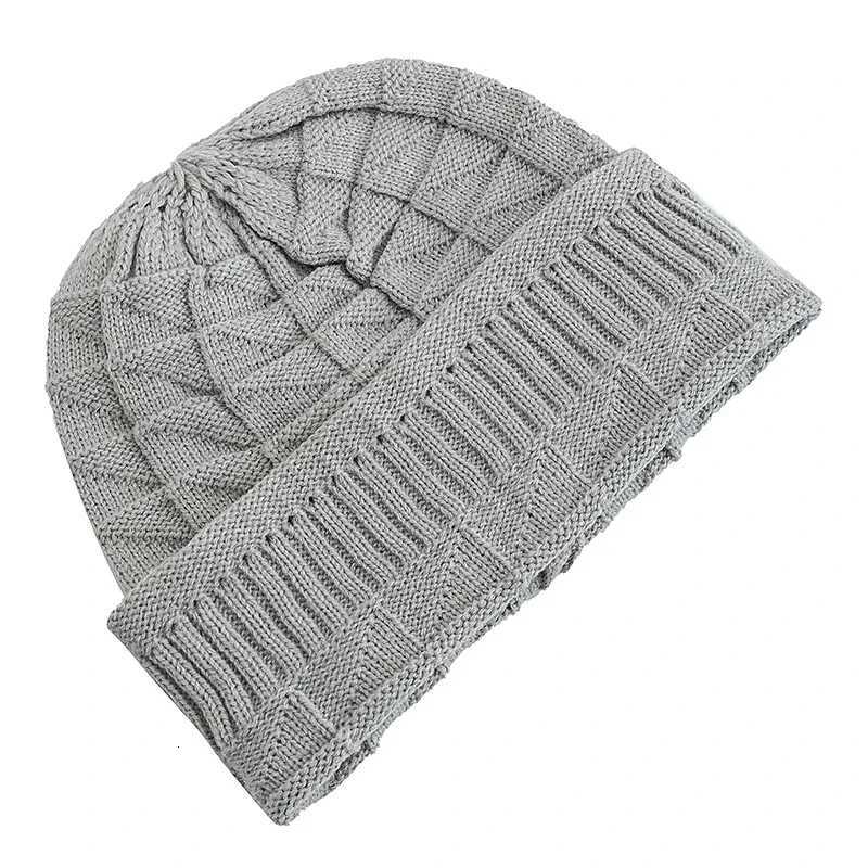Hot Sa Long Size Winter Hat Casual Street Autumn Daily Beanies For Wen Solid BonnetW251023