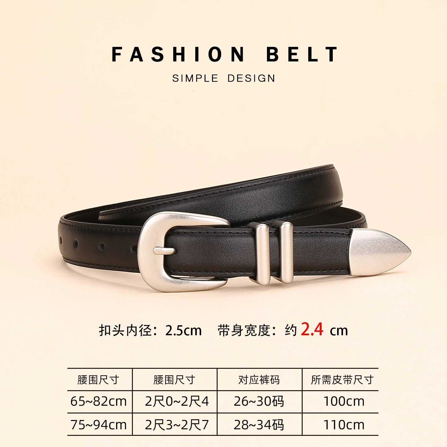 Highend alloy genuine leather belt for women fashionable and versatile waist belt trendsetting corset beltXJ251023