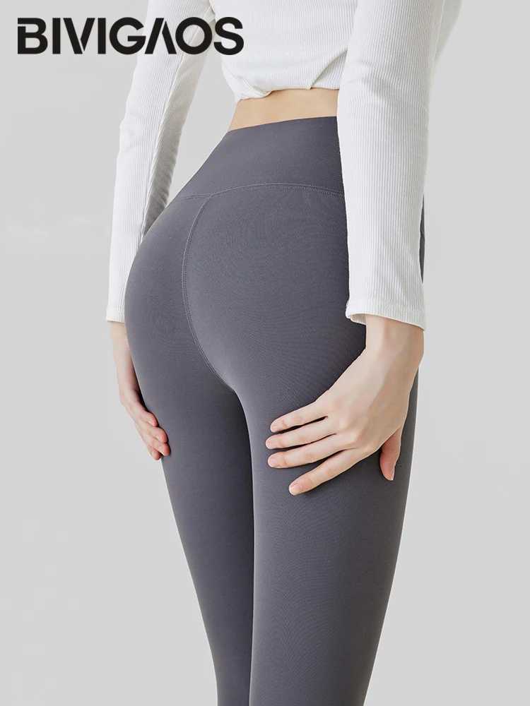 BIVIGAOS Autumn High Waist Seamless Rabbit Fleece Shark Leggings Women Winter Clothes Warm Leggings Sexy Slim Casual LeggingsT251023