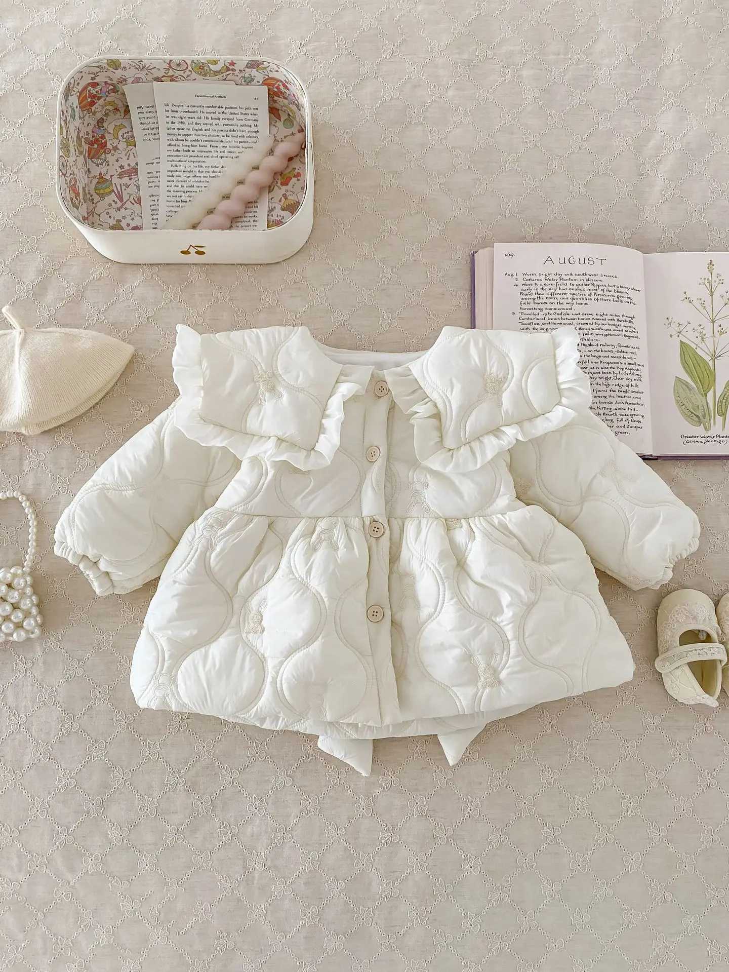 Girls Cotton Coats Winter Outfit New Fashion Plush Cotton Jacket Baby Top Winter Children Clothing Warm Solid Coat Y251023