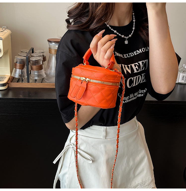 Luxury Brand Designer Bag Summer New Mini Bag For Women 2025 Quilted Chain Key Handbag Stylish Versatile Crossbody Bag