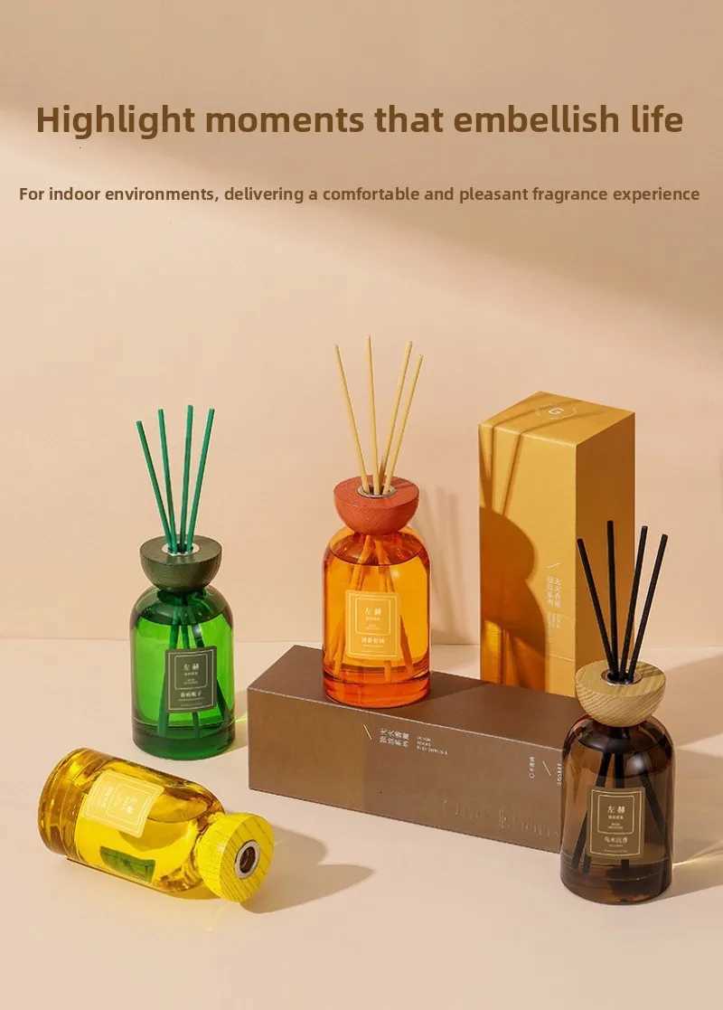 Premium Oud Agarwood Reed Diffuser for BathroBedro Luxury Flameless AirFreshener with Natural Essential OilLongLa Y251023