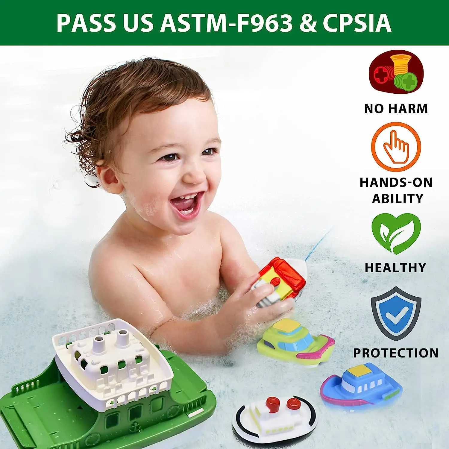 Mini Car Baby Shower Boat Carrying Toy Shower Boat Sprinkler Swimming Pool Childrens Bathtub And Beach Birthday Gift J251023