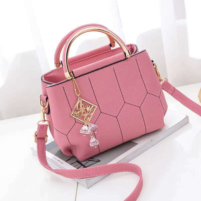 Trendy Women's Handbag Spring Summer New Style Korean Version Simple Small Square Single Shoulder Crossbody Bag