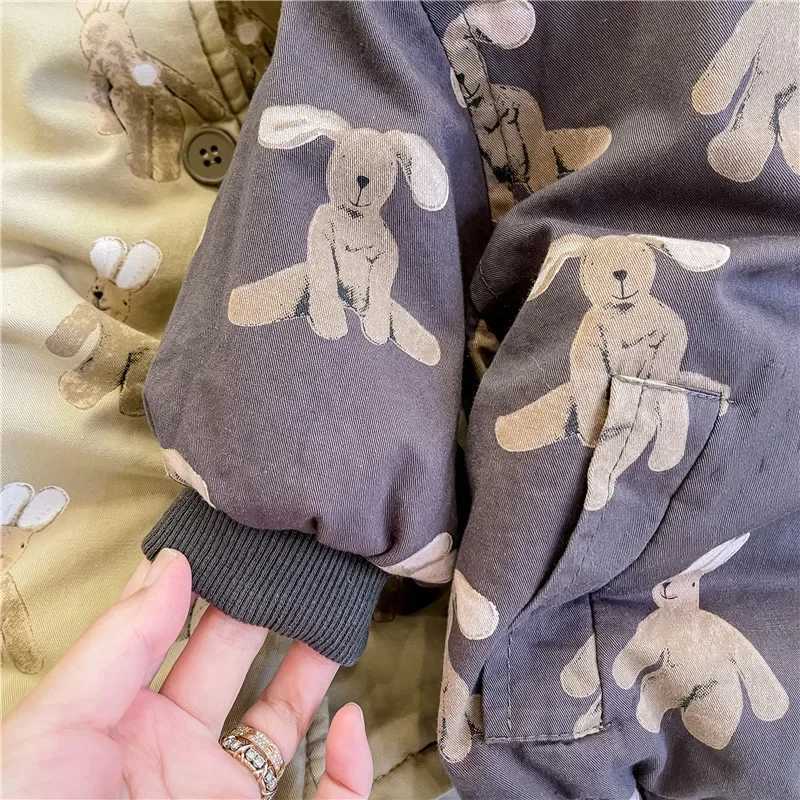 Children From 1 To 7 Years Outerwear Cartoon Kids Thick Padded Coat With Hood Korean Baby Clothing Girl Boy Jacket Warm Winter Y251023