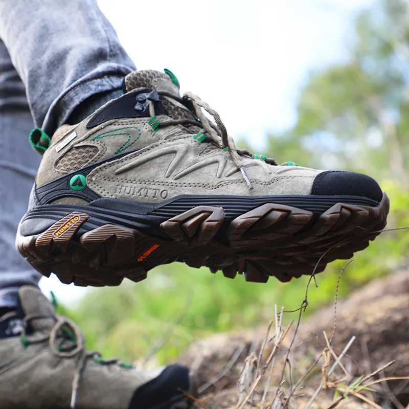 HUMTTO Hiking Shoes Men Winter Outdoor Sports Climbing Shoes hunting shoes Warm women Trekking Sneakers ankle boots Tactical J251023