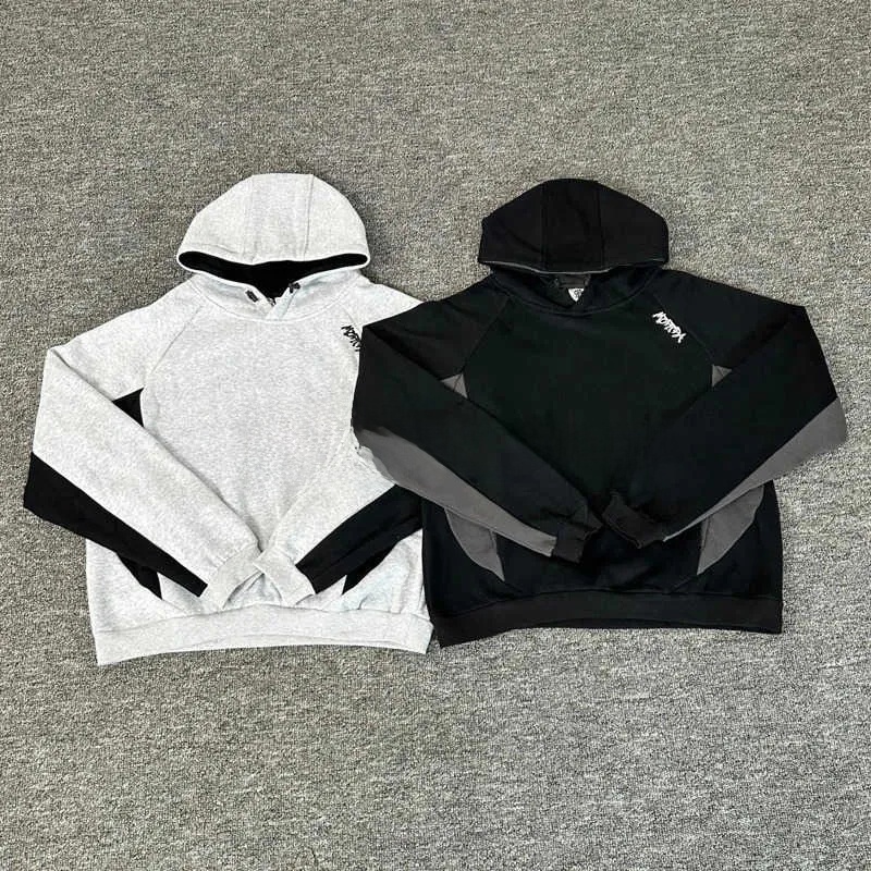 SS New Unisex Mertra Fashion Retro Splice Designer Hoodie Jacket Tracksuit Polo Veste Coat Contrast Color Sweatshirt Letter Embroidery Men Women 35720