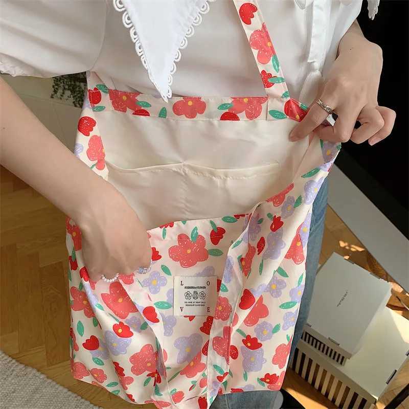 Youda New Style Fashion Vintage Floral Canvas Shoulder Bag for Women Simple Handbag Large Casual Capacity Shopper Tote BagsL251023