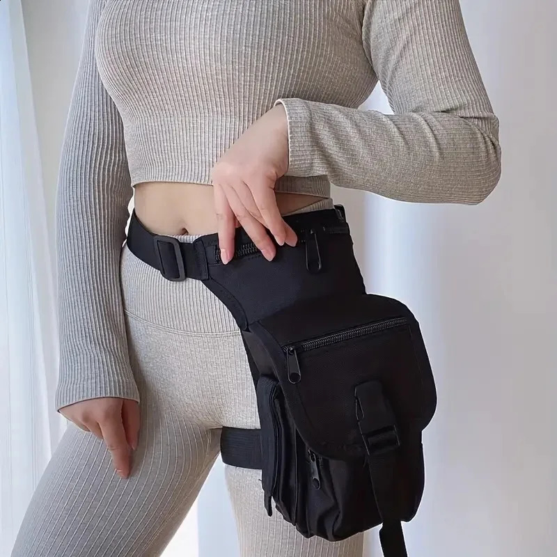 1pcs Oxford Fabric Multifunctional Outdoor Cycling Fishing Leg Pack Waterresistant Sports Waist Bag for HikingCampingTravel251023