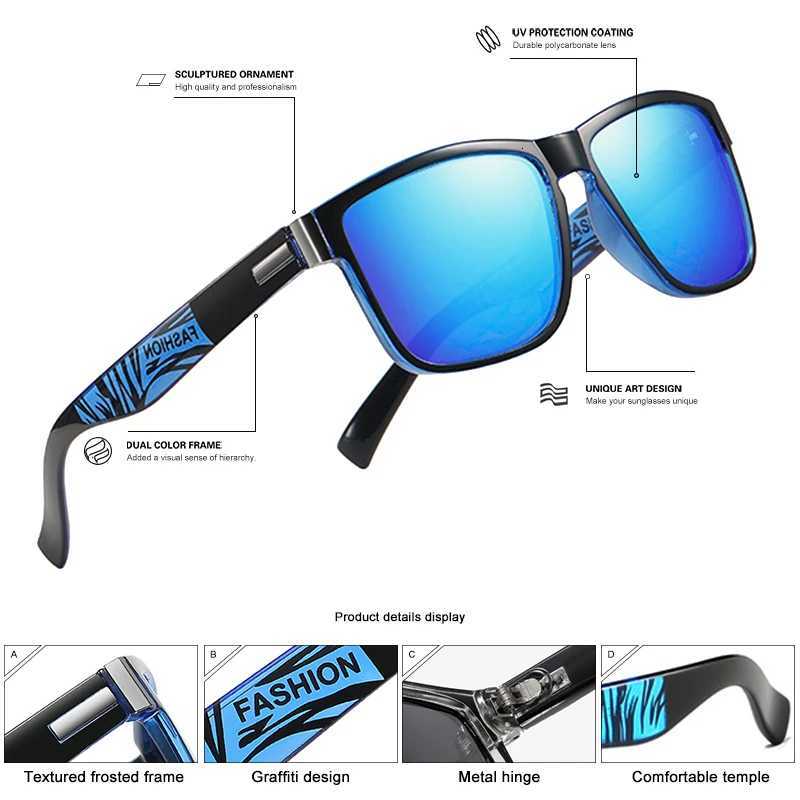 1PCS3PCS Mens Polarized Sport Sunglasses Running Cycling Fishing Golf Driving Square Frame AntiGlare PC LensW251023