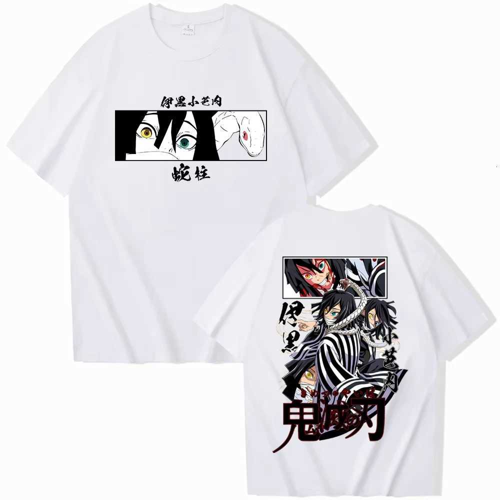 Anime Demon Slayer Iguro Obanai TShirt Women Men Harajuku O Neck Short Sleeve T Shirt for FansXJ251023
