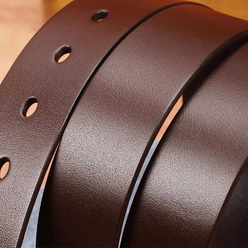 Mens genuine leather business belt high quality genuine leather suitable for work gatherings formal occasions jeans beltXJ251023