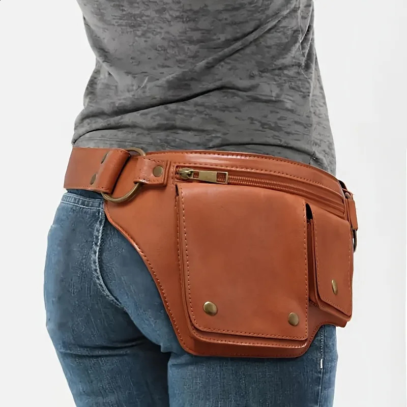 1pcs Vintage Outdoor Cycling Waist Bag MultiFunctional Organizer Phone Pouch Waterproof Sports Fanny Pack with Adjustable Strap251023