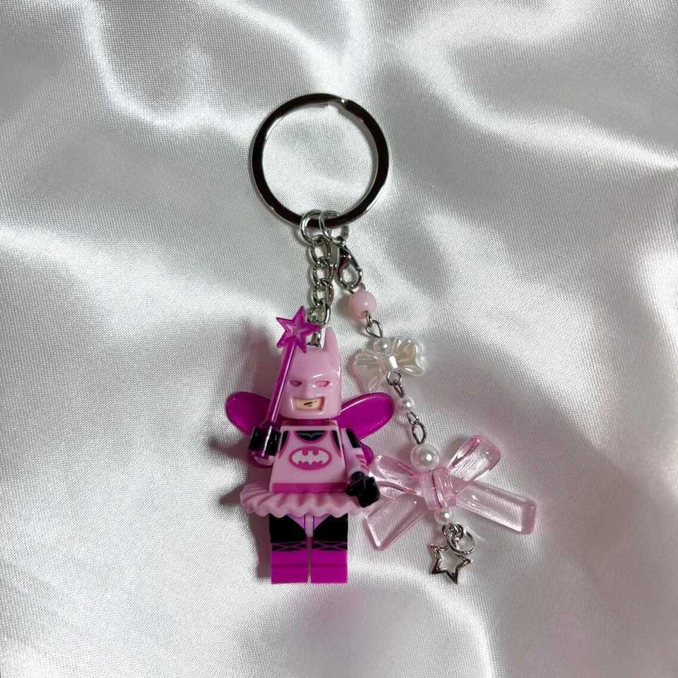 3D Minifigure Keychain Pink Fairy Bat Z251023