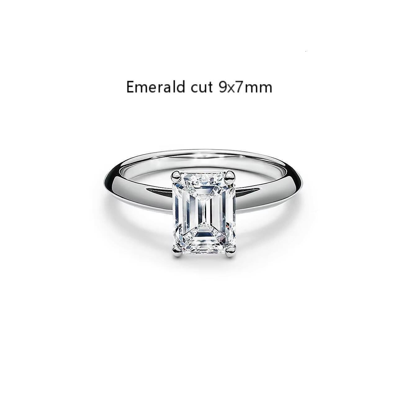 Starsgem Fancy Shape Moissanite 2ct 3ct Size Solitaire Setting 14k Solid Gold Moissanite Diamond Engagement Ring