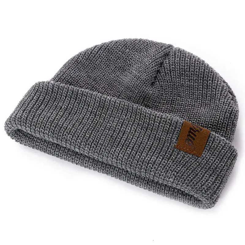 Unisex Classic Hat Casual Beanie Hat Men Women Basic Knitted Winter Hat Streetwear Beanie CapXJ251023