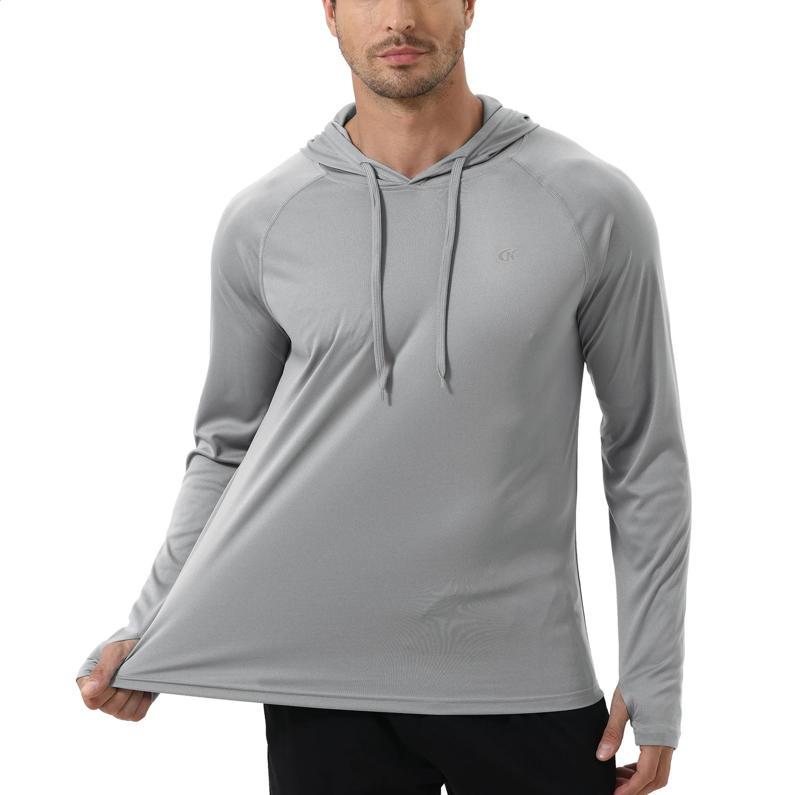Summer Mens Long Sleeve UPF 50 Hoodie Shirts Rash Guard Quick Dry Lightweight Tshirt for Outdoor Jogger Sport Pullover 251016