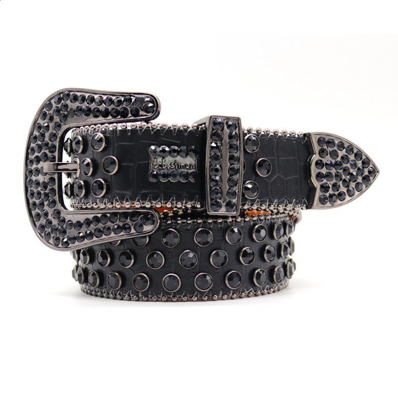 2024 er Belt Men Women Bb Simon Retro Needle Buckle BeltS 20 Color Crystal diamond B i 66250519