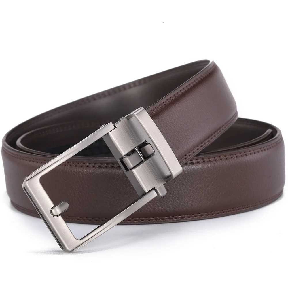 Click Belts for Men Famous Luxury Brand Designer Alloy Automatic Buckle Original Genuine Leather Mens Belt Jeans Waist StrapsXJ251023